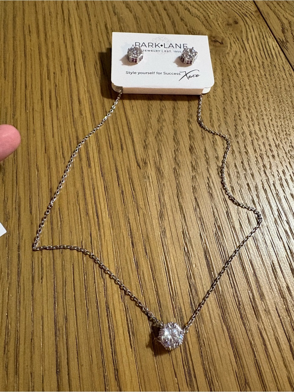 Park Lane Silver-Tone White Cubic Zirconia Bracelet love struck